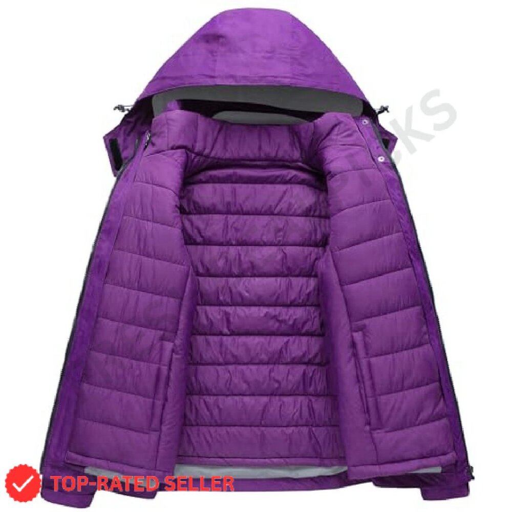 Waterproof Ski Jacket Windproof Snowboarding Coat… - image 3